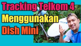 Cara Tracking Telkom 4 Menggunakan Dish Bekas Indo Vision 75 Cm
