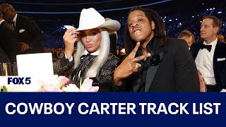 Beyoncé releases 'Cowboy Carter' track list