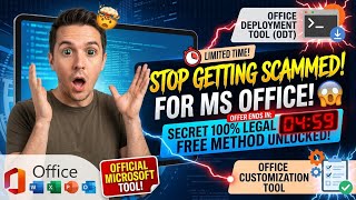 Stop Paying for MS Office! 😱 Install Official Office 365 FREE Method! #ytshorts #yt #usa #office 