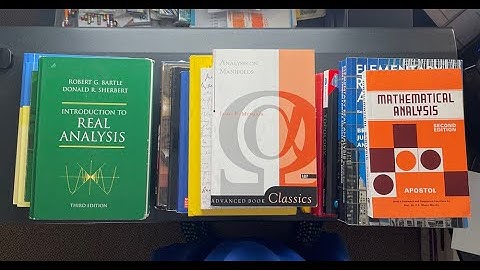 Real Analysis Books for Self Study