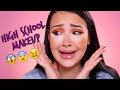 HOW I DID MY MAKEUP IN HIGH SCHOOL Challenge | Amanda Ensing