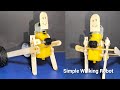 How to Make a Walking Robot Using DC Motor | Easy DIY at Home | Gear Projects With Mr Ahmad