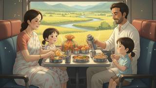 A Peaceful Village Train Journey 🚆| Indian Family ASMR | Ghibli Style ASMR | Desi Indian Ghibli ASMR screenshot 5