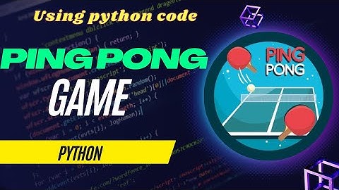 Ping Pong Game code using Python Turtle Graphics