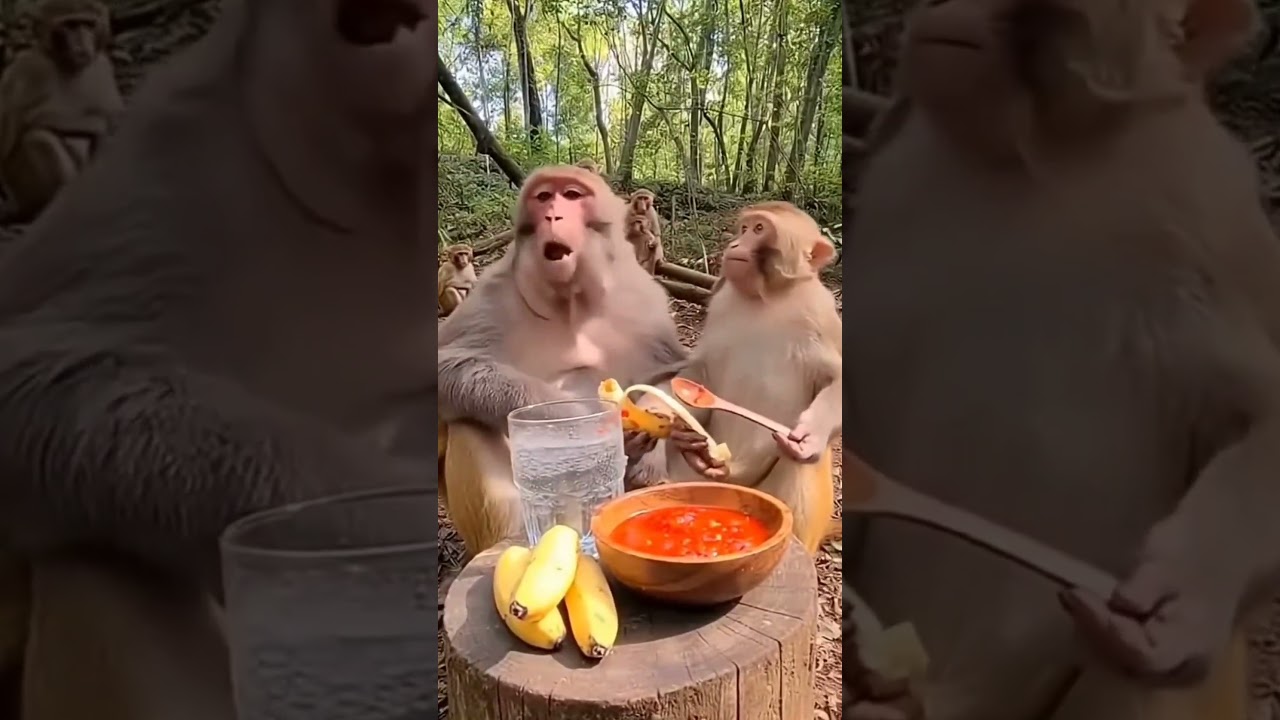monkey 🐒 funny viral video 😆