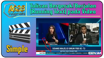 Cara Membuat Tulisan Berjalan (Running Text) pada Video di KineMaster