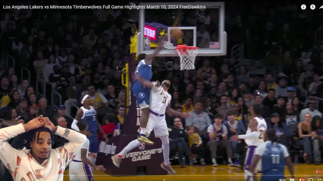 FlightReacts To Lakers vs Timberwolves Full Game Highlights March 10 ...