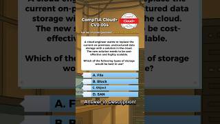 CompTIA Cloud+ (CV0-004) Exam-Style Practice Question 2026