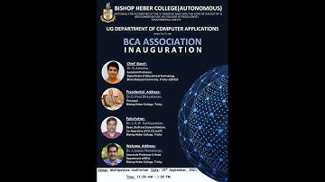 BCA ASSOCIATION INAUGRATION | 15.09.2021