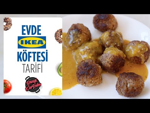 Evde Ikea Köftesi Nasıl Yapılır? | İsveç Köfte ve Gravy Sos Tarifi