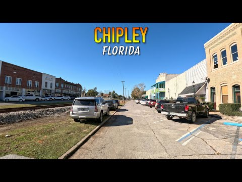 Chipley Florida Driving Through