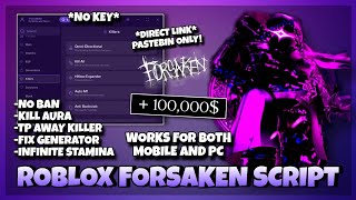 [BEST] Forsaken Script Pastebin **NO KEY** INFI Stamina, Fix Generator, No Ban, TP Away Safe &amp; More