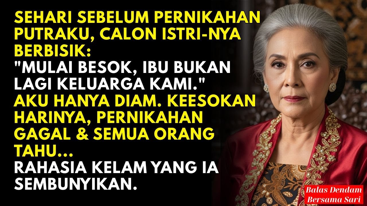 Sehari Sebelum Pernikahan, Calon Menantuku Mengusirku dari Keluarga