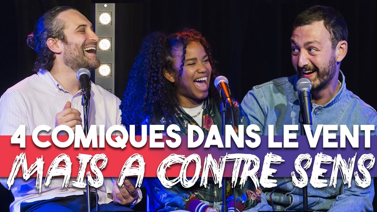 EP 13 - Roman Frayssinet, Elodie Arnould, Seb Mellia - 4 Comiques dans le vent...