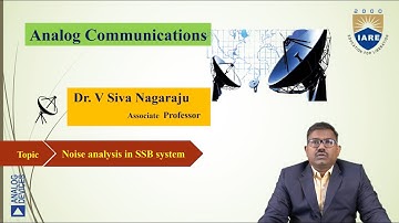 Noise Analysis in SSB System by Dr.V Siva Nagaraju