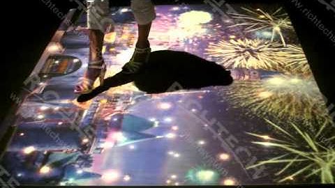 RichTech Popular Interactive Floor Effect - Fireworks Children