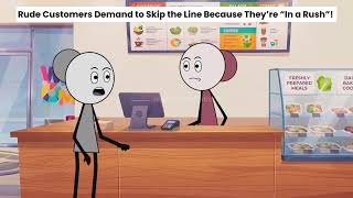 Rude Customers Demand to Skip the Line Because They’re “In a Rush”! 😡