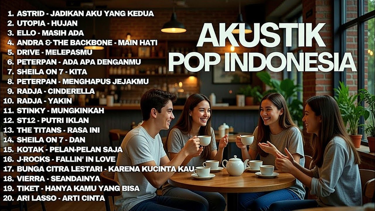 PLAYLIST HITS POP INDONESIA 2000an NOSTALGIA | Lagu Akustik Terpopuler – Utopia, Drive, Peterpan