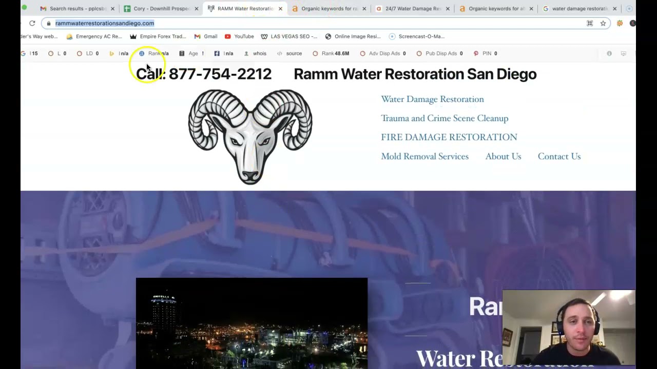 RAMM Water Restoration YouTube