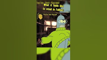 What it feels like to steal in Fallout: #fallout #memes #shorts