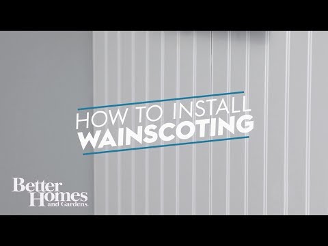 how-to-install-wainscoting-|-skill-school-|-better-homes-and-gardens