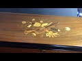 Thorens 5 cylinder interchangeable Music Box  video 1