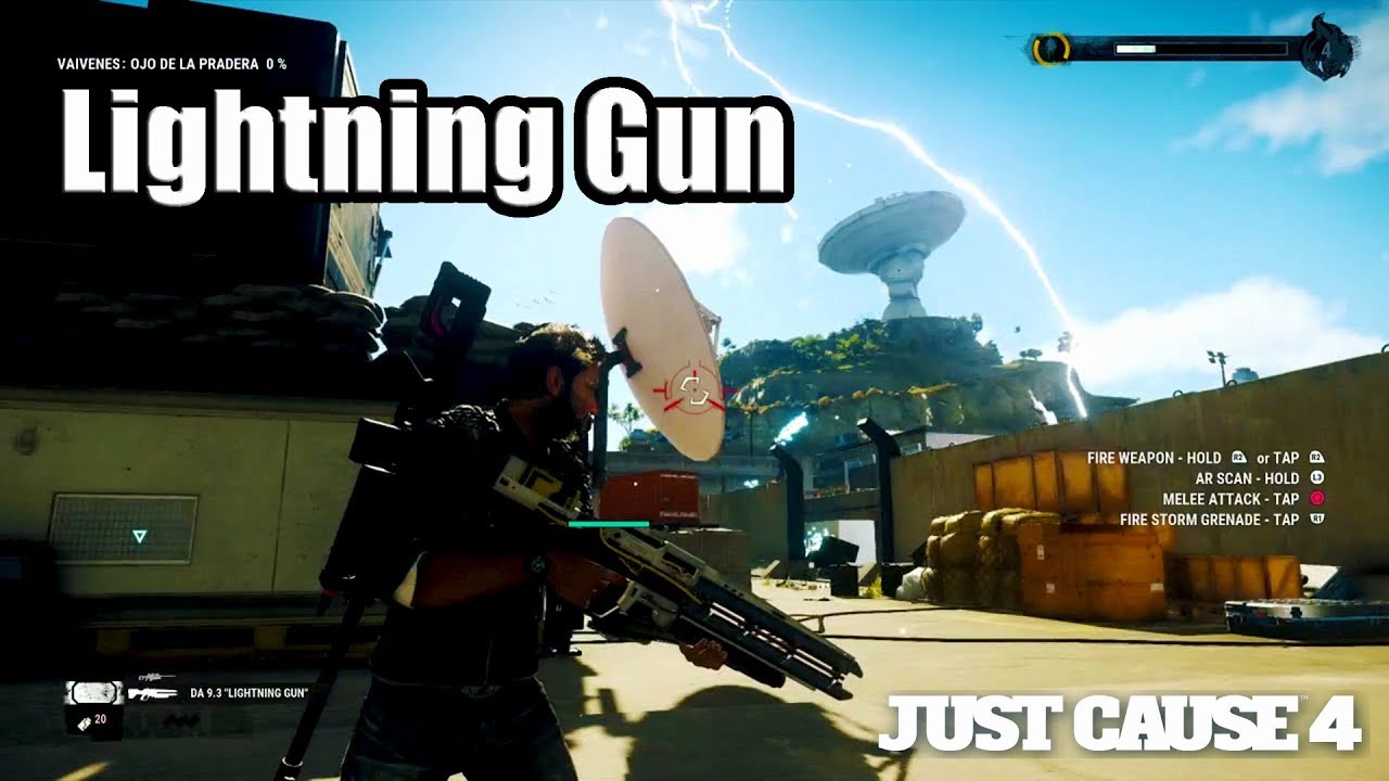 JUST CAUSE 4 Lightning Gun Gameplay (A Shocking & Powerful Weapon