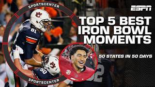 Iron Bowl History Top 5 Plays Of All-Time In Alabama Vs. Auburn Clashes Sportscenter