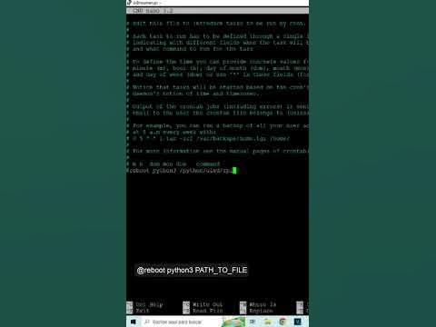 Como ejecutar un script python al encender raspberry pi - YouTube