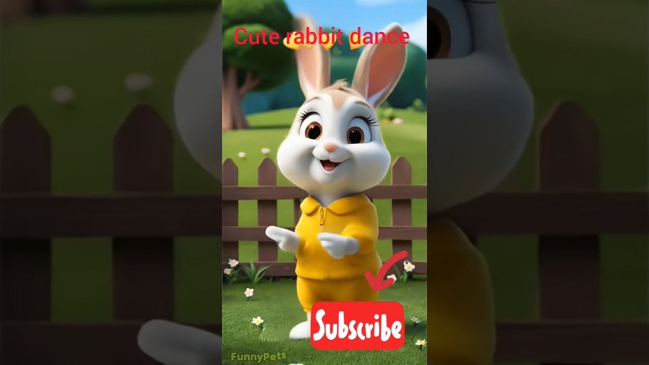 cute rabbit dance so fany 