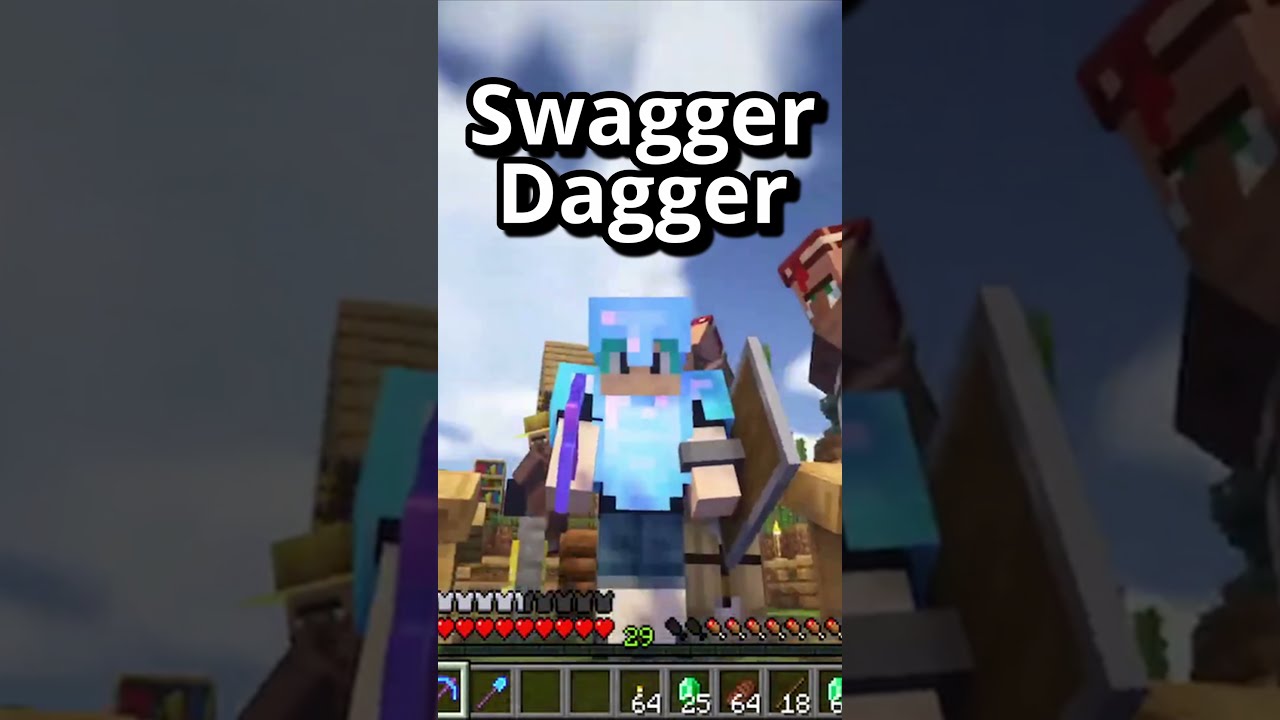 MINECRAFT SWAGGER DAGGER - LIVE stream Highlights - ENVTuber