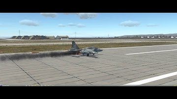 DCS World: SU-25T Bug: engine blows up on takeoff!