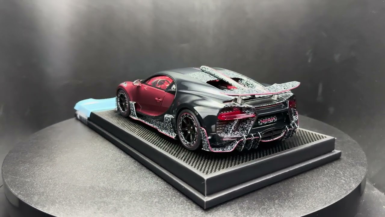 VMB Models 1/18 MANSORY Chiron Red&Black  VMB-Chiron 1802