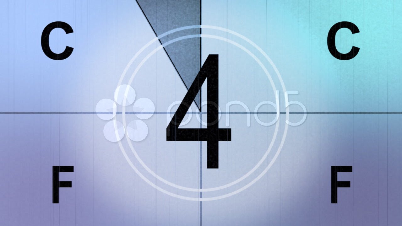 Universal Film Leader Countdown (Hd 720). Stock Footage YouTube
