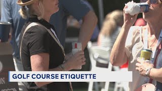 Official talks golf course etiquette at RBC Heritage