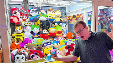 GIANT Arcade Claw Machine MAYHEM!