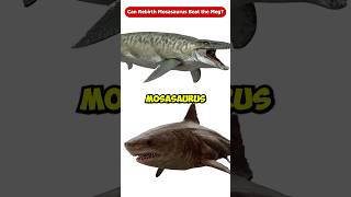 Can the Rebirth Mosasaurus Beat the Megalodon? Jurassic World Rebirth #Shorts #Viral