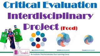 Critical Evaluation Interdisciplinary Project (Food)