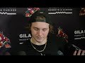 11/01/23 Logan Cooley & Head Coach André Tourigny Speak to the Media Following Tonight's Game