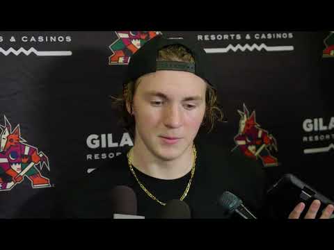 11/01/23 Logan Cooley & Head Coach André Tourigny Speak to the Media Following Tonight's Game