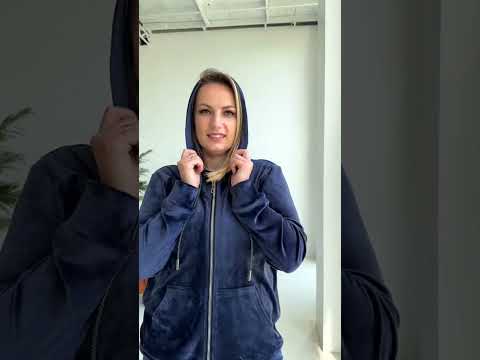 Жіночий костюм велюровий Монті синій Розміри 50, 52, 54, 56, 58, видео 1