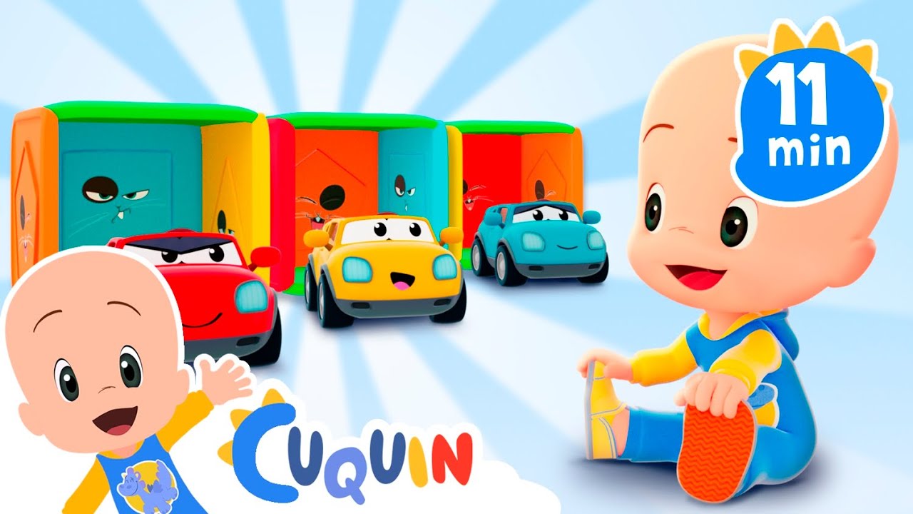 Descubriendo coches de colores con Cuquín | Cánticos | Cleo & Cuquín