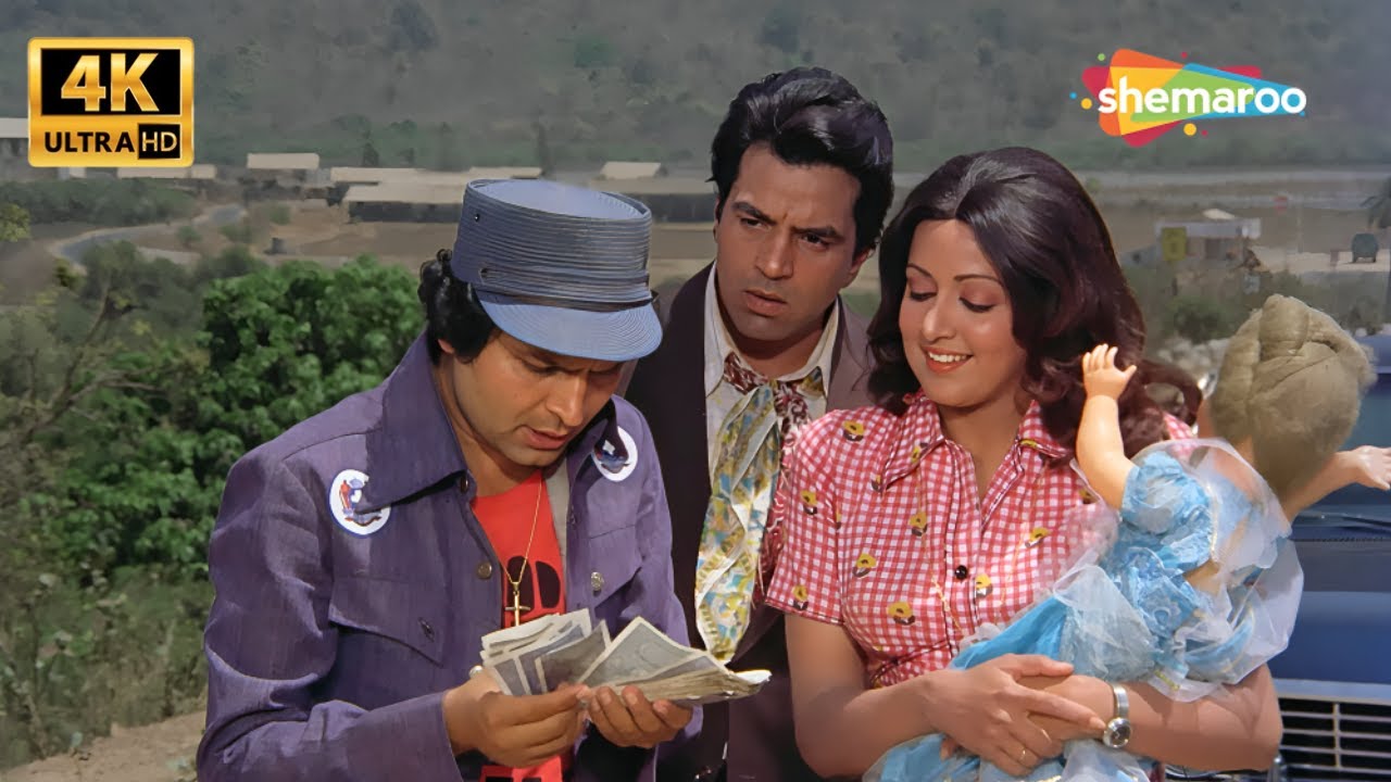 Dream Girl Best Scene - गुड़िया फेंक कर पब्लिक को लूटा - Dharmendra, Asrani - Comedy Scene - 4K HD