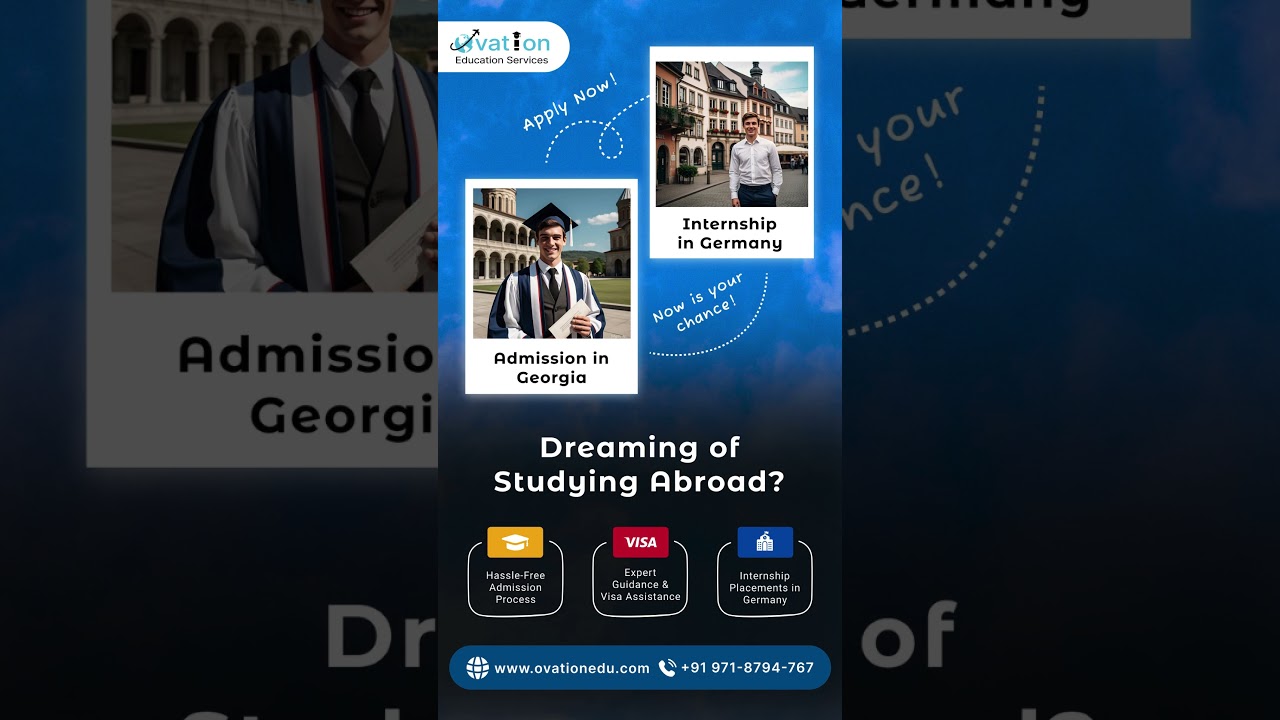 📢 Study in Georgia & Intern in Germany!