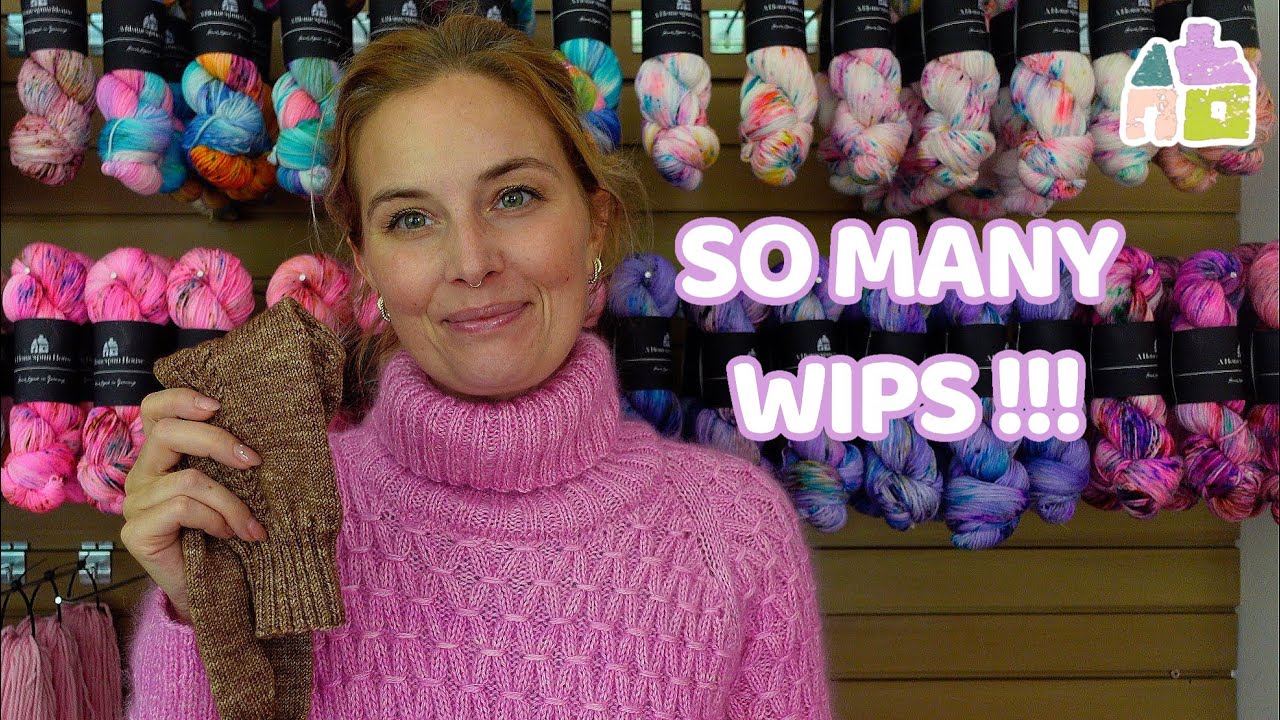 🧶Fall WIPS 🍂Can I finish them ??🧦 - YouTube