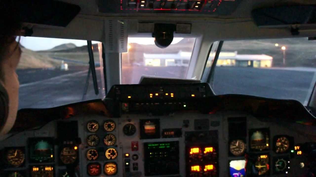 The Most dangerous offset approach in the world, Vestmannaeyjar Island, Iceland,