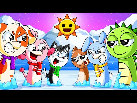 ⛄⚔️ Snow Showdown! Hoo Doo in an epic snowball fight 🎯⚡ | Animation in Spanish