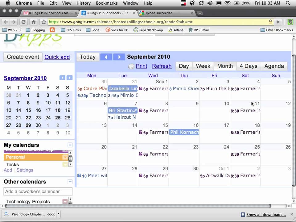 Moving Events From One Calendar To Another YouTube