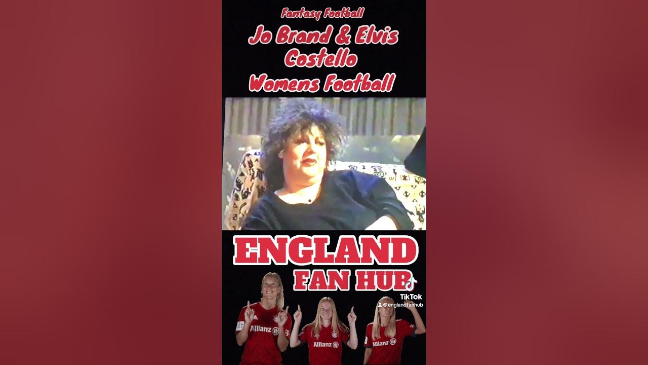 Womens football with Jo Brand & Elvis Costello #footballhumor #football #funny #womensfootball