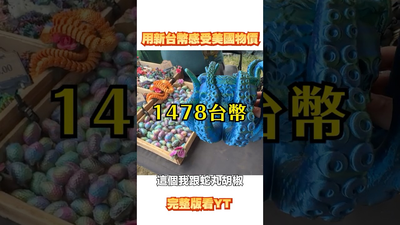 用新台幣感受美國物價 縮圖